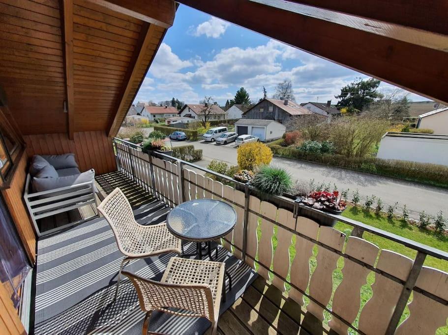 Gemuetliche Wohnung Bei Bad Waldsee Mit Balkon Zewnętrze zdjęcie