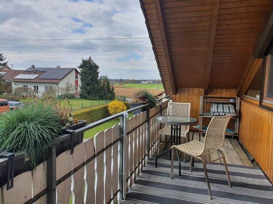 Gemuetliche Wohnung Bei Bad Waldsee Mit Balkon Zewnętrze zdjęcie